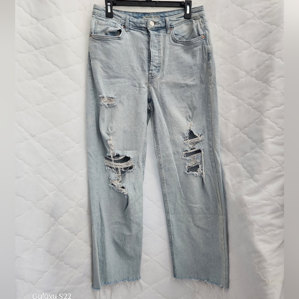 Wild Fable Light Blue Distressed Boyfriend Jeans